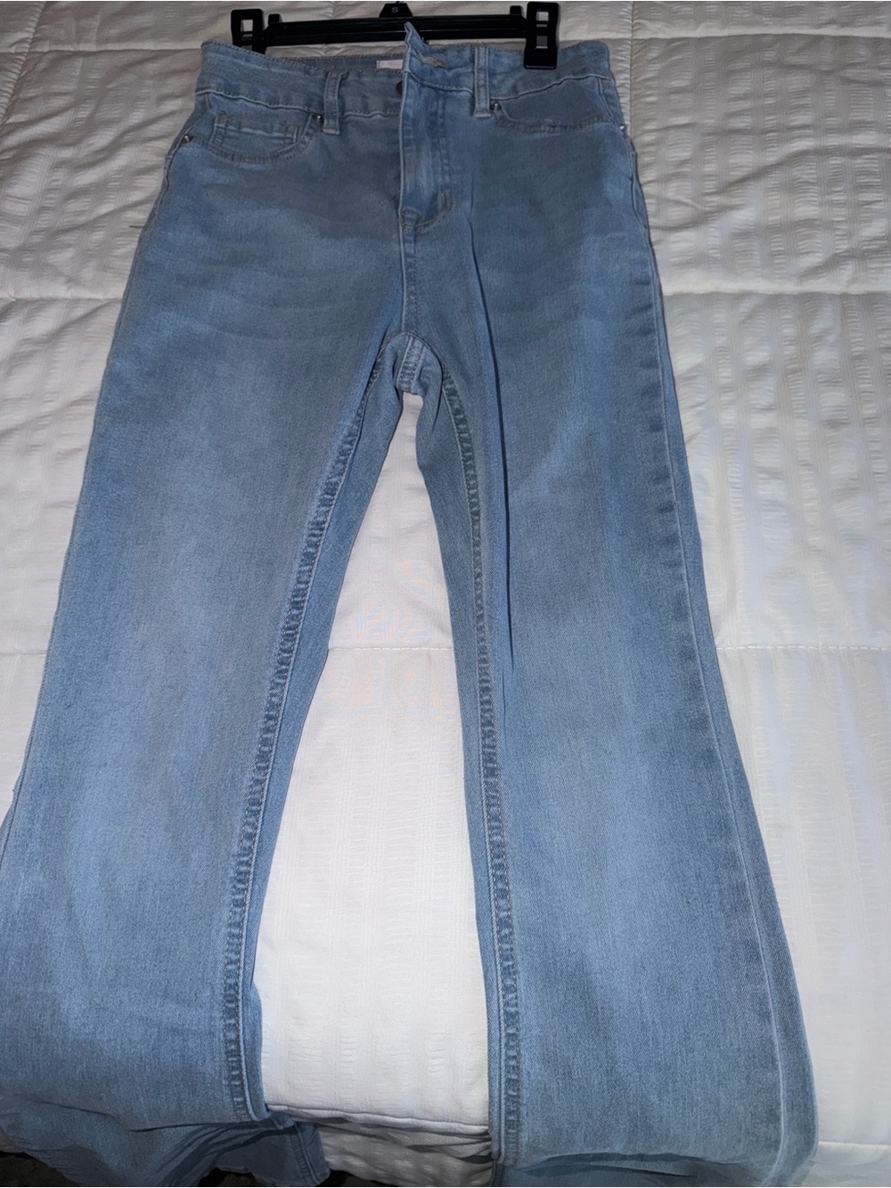 Light Blue Women's High-Rise Flare Jeans NEVER BEEN WORN